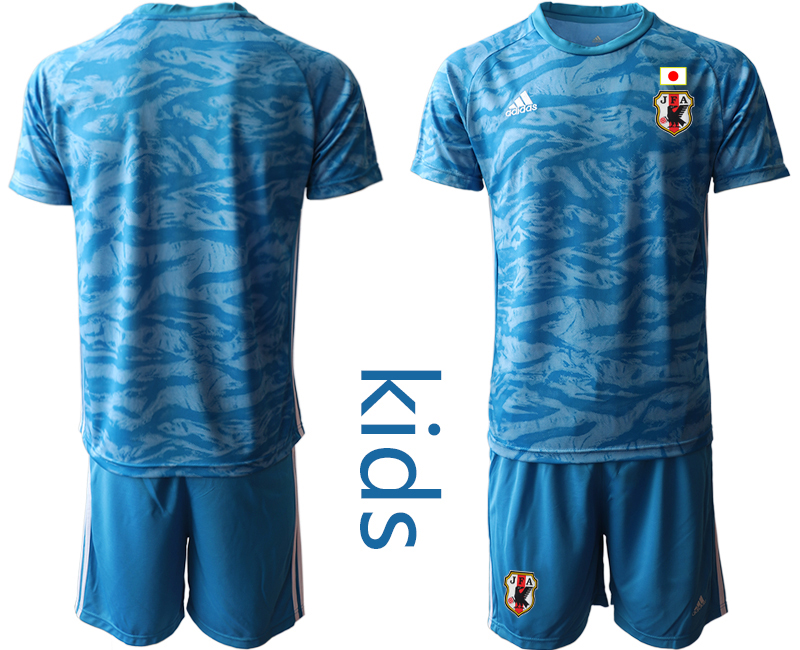 Youth 2020-2021 Season National team Japan goalkeeper blue Soccer Jersey->japan jersey->Soccer Country Jersey
